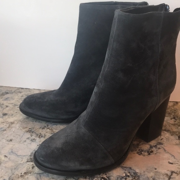 Grey Rag and Bone Suede Boots - Picture 4 of 8